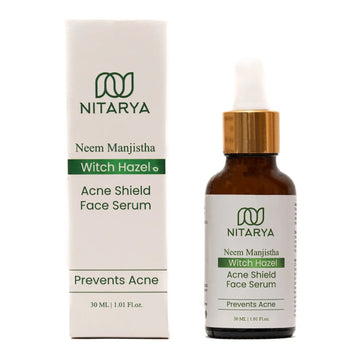 1 - Nitarya Neem Manjistha Face Serum for Acne Clear Skin | With 2% Witch Hazel Extracts | Manjistha Extracts | Face Serum for Acne Prevention | 30 ml
