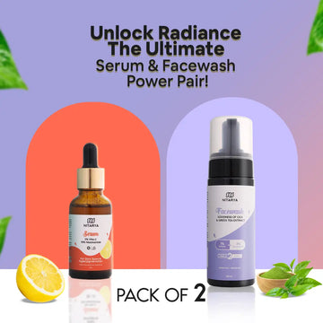 5% Vita-C Face Serum  & 1% Salicylic Acid Face Wash