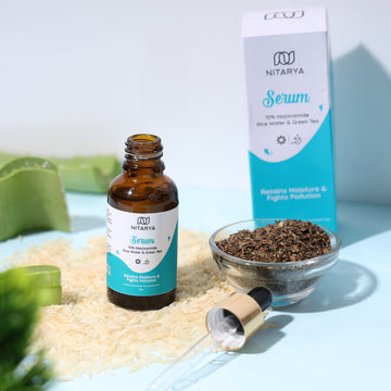 Serum 10% Niacinamide Rice Water & Greeen Tea