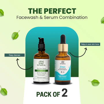 10% Niacinamide Face Serum & Tea Tree and Neem Face Wash