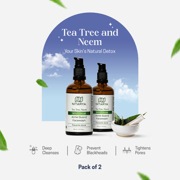 Tea Tree and Neem Face Wash Pack of 2